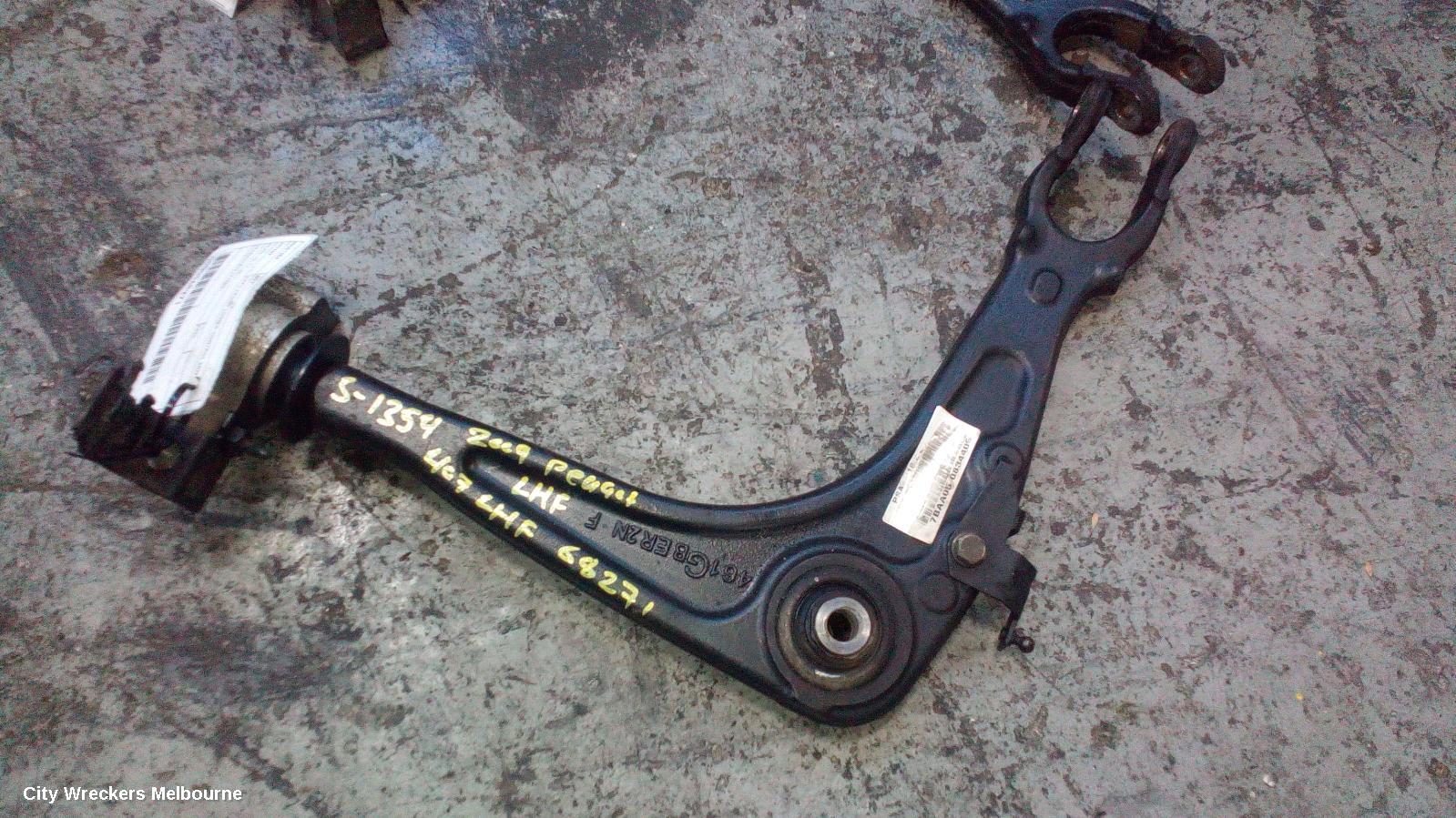 PEUGEOT 407 LEFT FRONT LOWER CONTROL ARM, 09/2004 - 12/2011 - Image 2