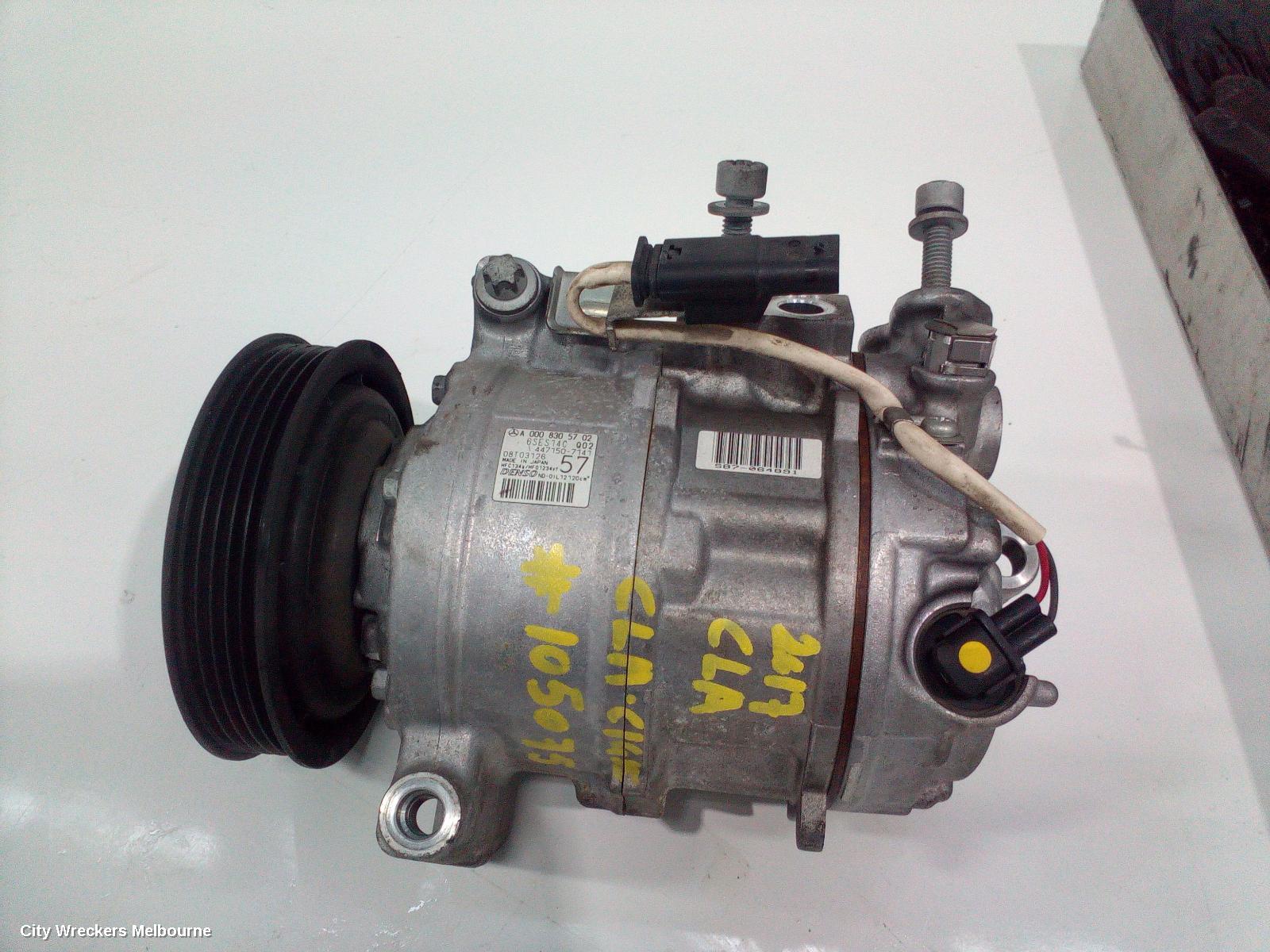 MERCEDES CLA CLASS A/C COMPRESSOR, C117, 1.6, TURBO PETROL, CLA200, 10/2013 - 01/2019 - Image 3