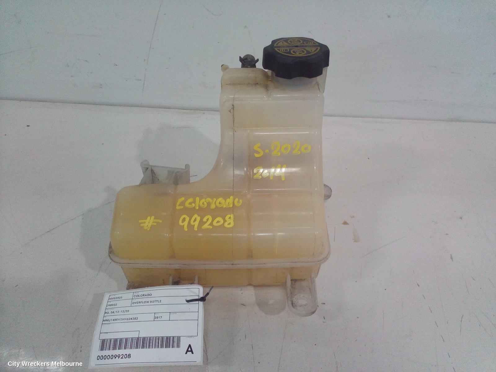 HOLDEN COLORADO OVERFLOW BOTTLE, RG, 06/2012 - 12/2020 - Image 2