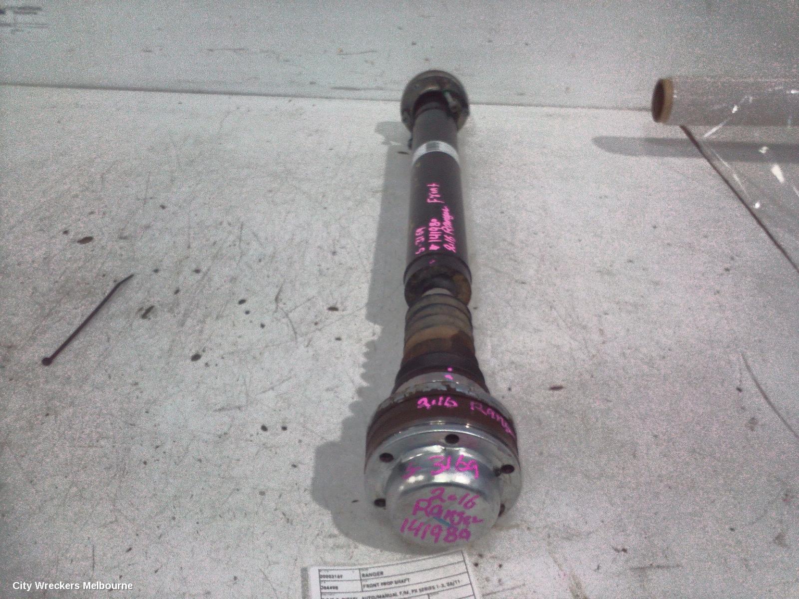FORD RANGER FRONT PROP SHAFT, 2.2/3.2, DIESEL, AUTO/MANUAL T/M, PX SERIES 1-3, 06/2011 - 04/2022 - Image 2