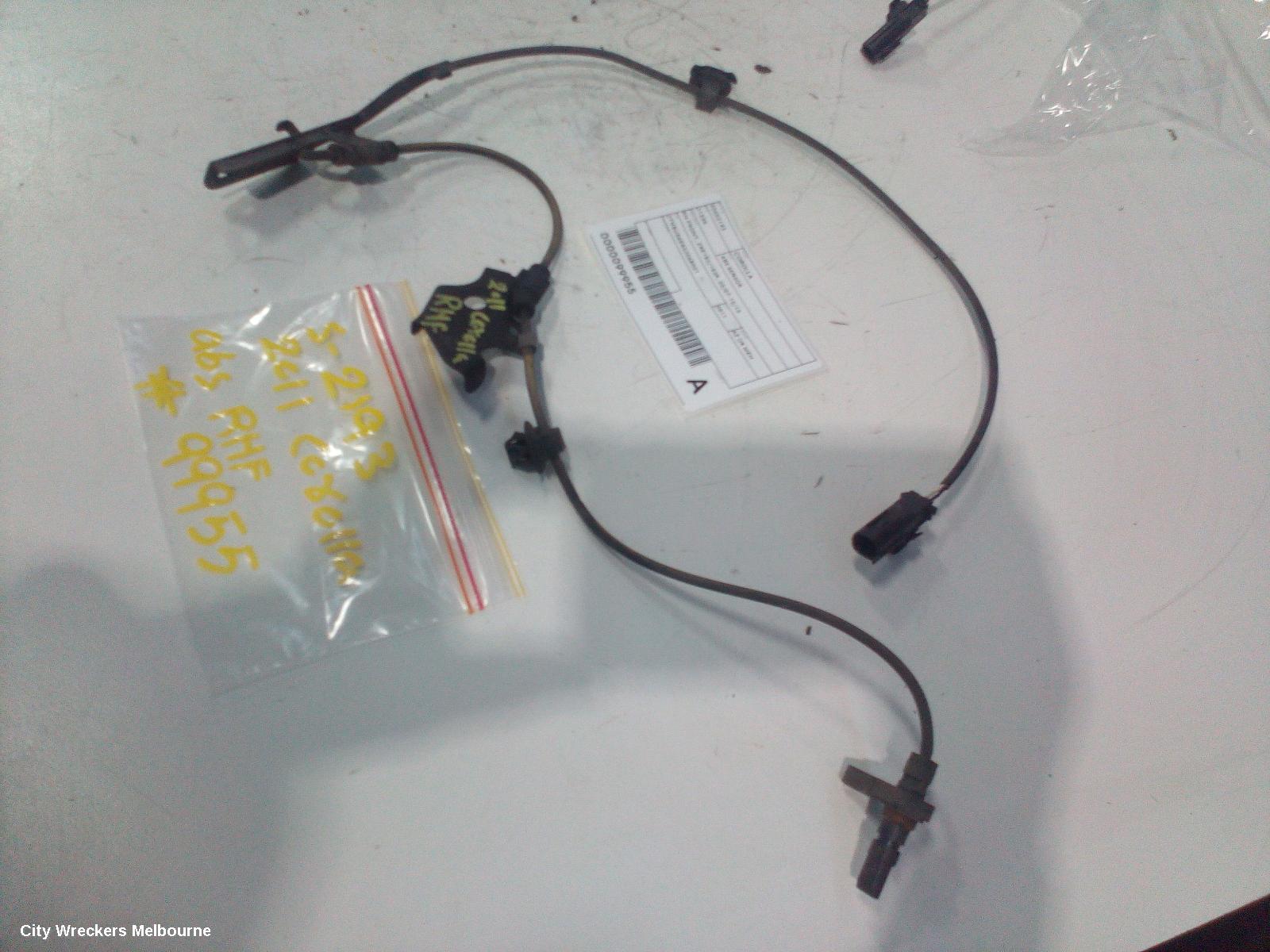 TOYOTA COROLLA ABS SENSOR, RH FRONT, ZRE152/20153R, 03/2007 - 10/2013 - Image 3
