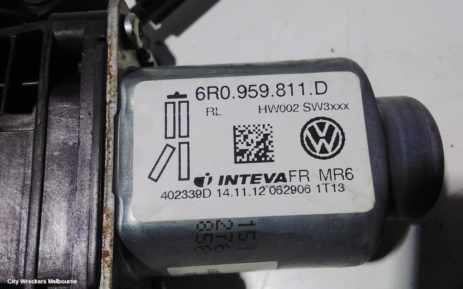 VOLKSWAGEN AMAROK LEFT REAR WND REG/MOTOR, 2H, 12/2010 ONWARDS - Image 3