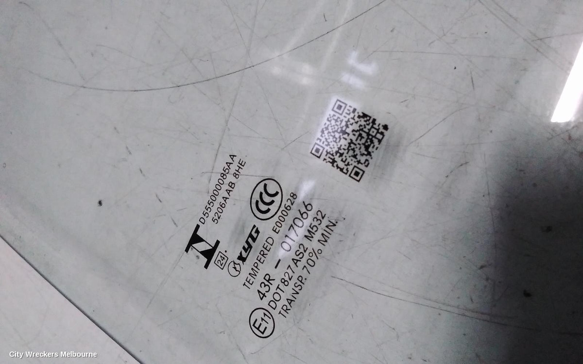 CHERY TIGGO 7 RIGHT REAR DOOR WINDOW, T32, 05/2023 ONWARDS - Image 1