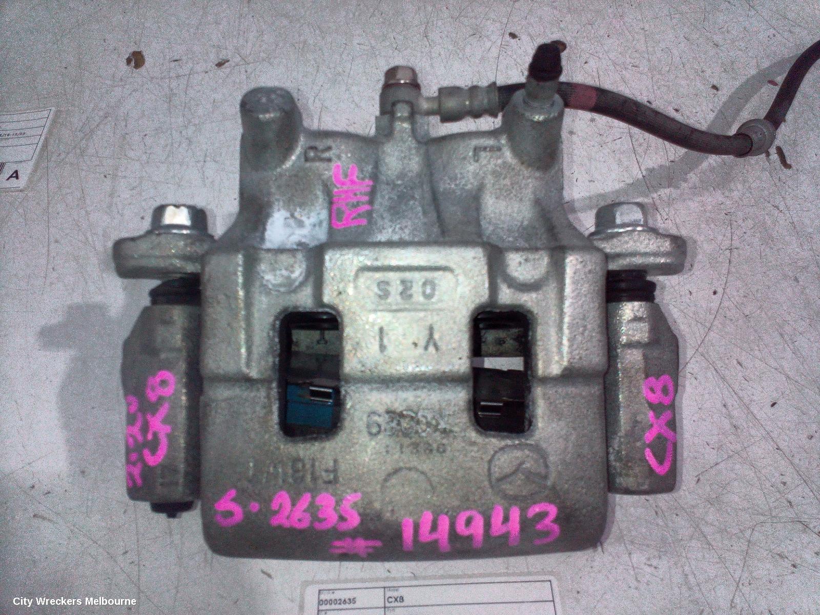 MAZDA CX8 CALIPER, RH FRONT, KG, 05/2018 - 12/2023 - Image 2