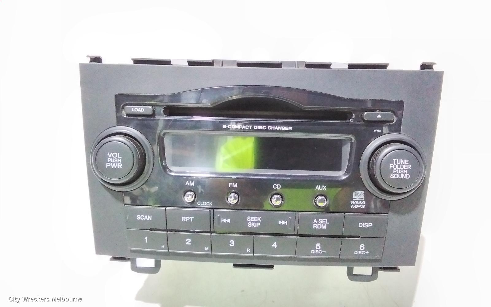 HONDA CRV RADIO/CD/DVD/SAT/TV, CD STACKER - 6 DISC IN DASH, RE, 03/2007 - 10/2012 - Image 1