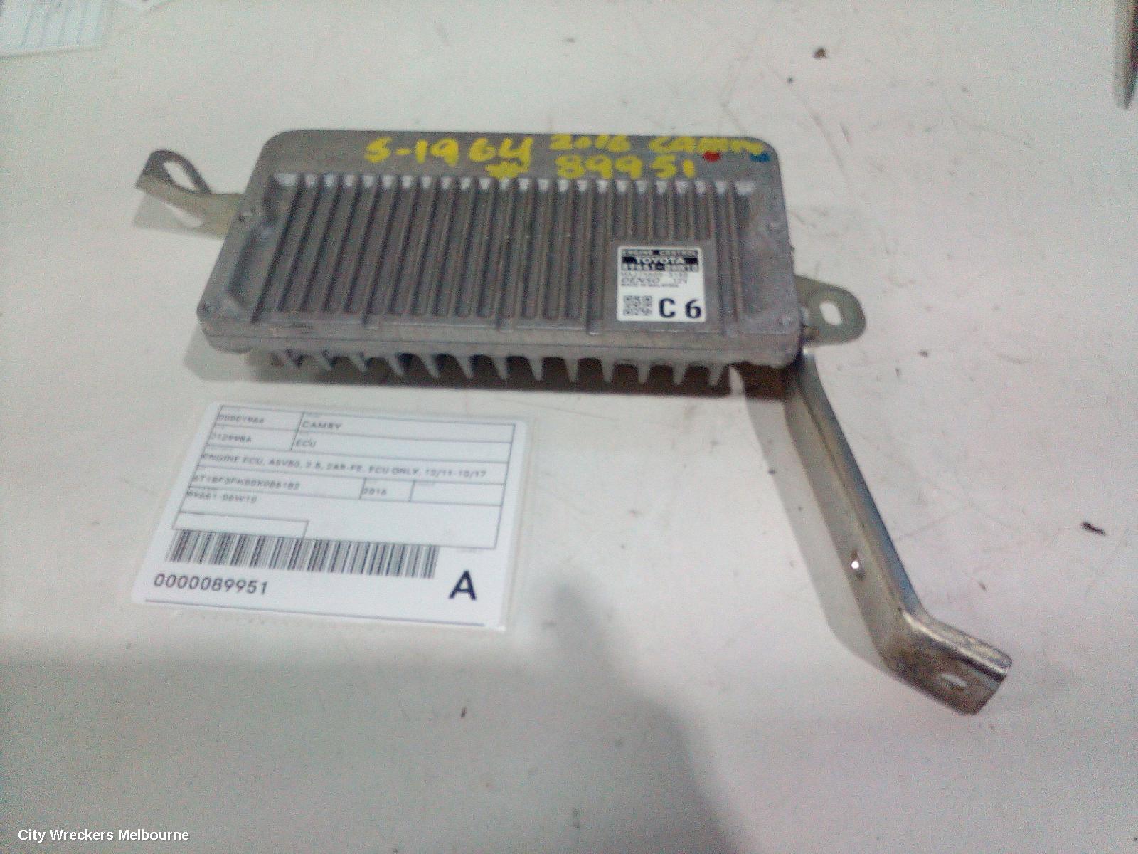 TOYOTA CAMRY ECU, ENGINE ECU, ASV50, 2.5, 2AR-FE, ECU ONLY, 12/2011 - 10/2017 - Image 3