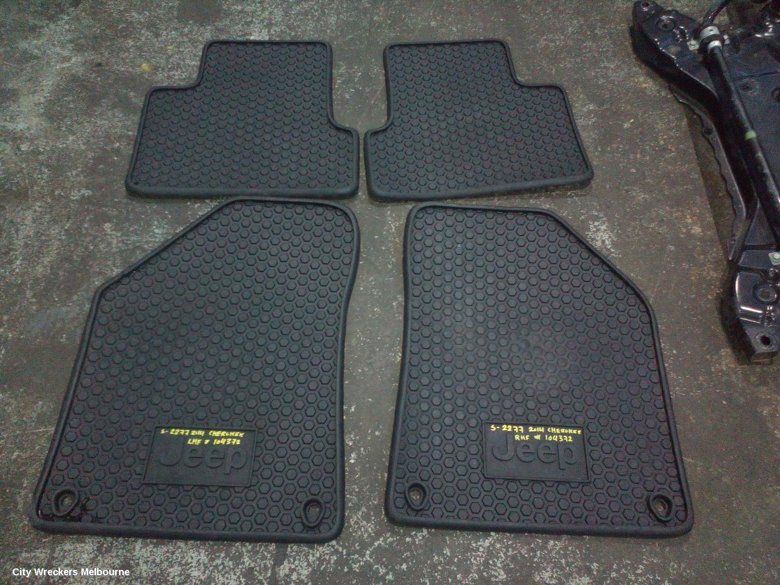 JEEP CHEROKEE FLOOR MATS, KL, 06/2014 - 11/2022 - Image 1