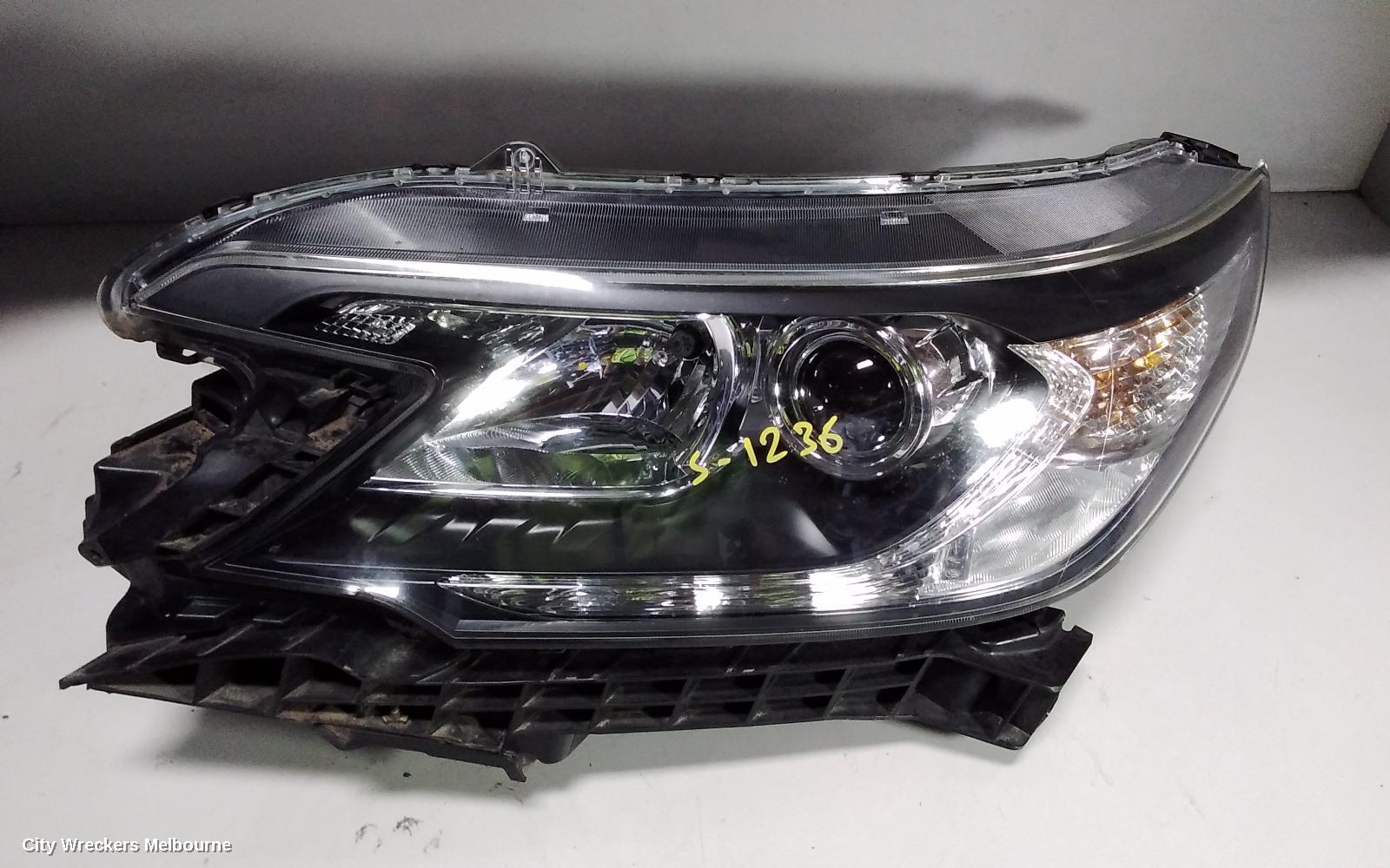 HONDA CRV LEFT HEADLAMP, RM, VTI/VTI-S/SPORT, HALOGEN TYPE, 11/2012 - 10/2014 - Image 1