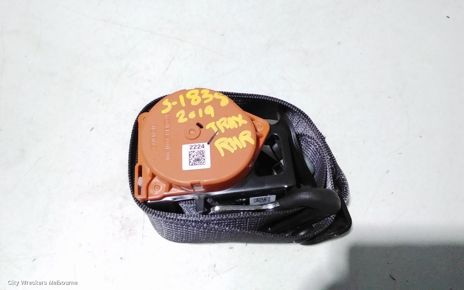 HOLDEN TRAX SEATBELT/STALK, RH REAR, SEAT BELT ONLY, TJ SERIES, 08/2013 - 12/2020 - Image 3