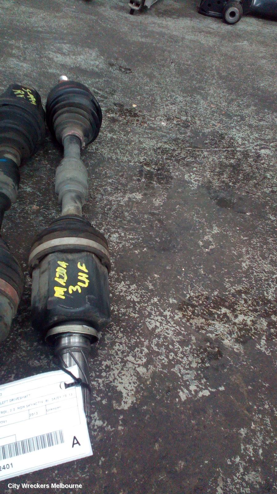 MAZDA 3 LEFT DRIVESHAFT, MANUAL T/M, PETROL, 2.0, NON SKYACTIV, BL, 04/2009 - 10/2013 - Image 1