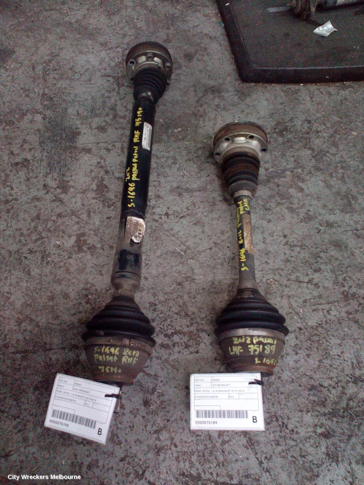 VOLKSWAGEN PASSAT LEFT DRIVESHAFT, FRONT, PETROL, 1.8, 3C/MK6 B6-B7, 02/2010 - 05/2015 - Image 2