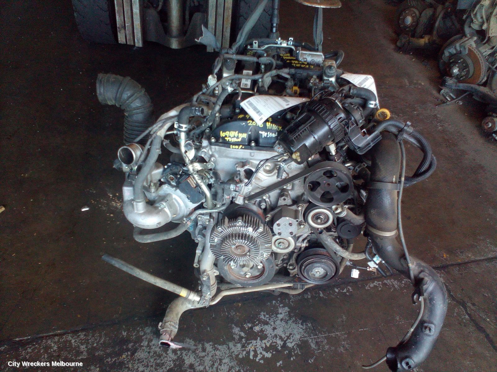 TOYOTA HILUX ENGINE, DIESEL, 2.4, TURBO, 2GD-FTV, 06/2015 - 05/2020 - Image 3