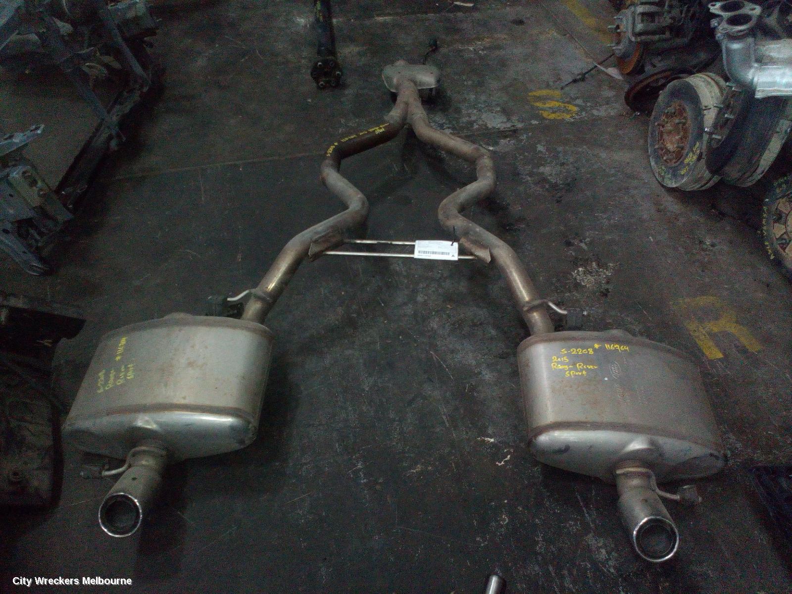 LAND ROVER RANGEROVER SPORT EXHAUST SYSTEM, L494, 12/2013 - 04/2022 - Image 1
