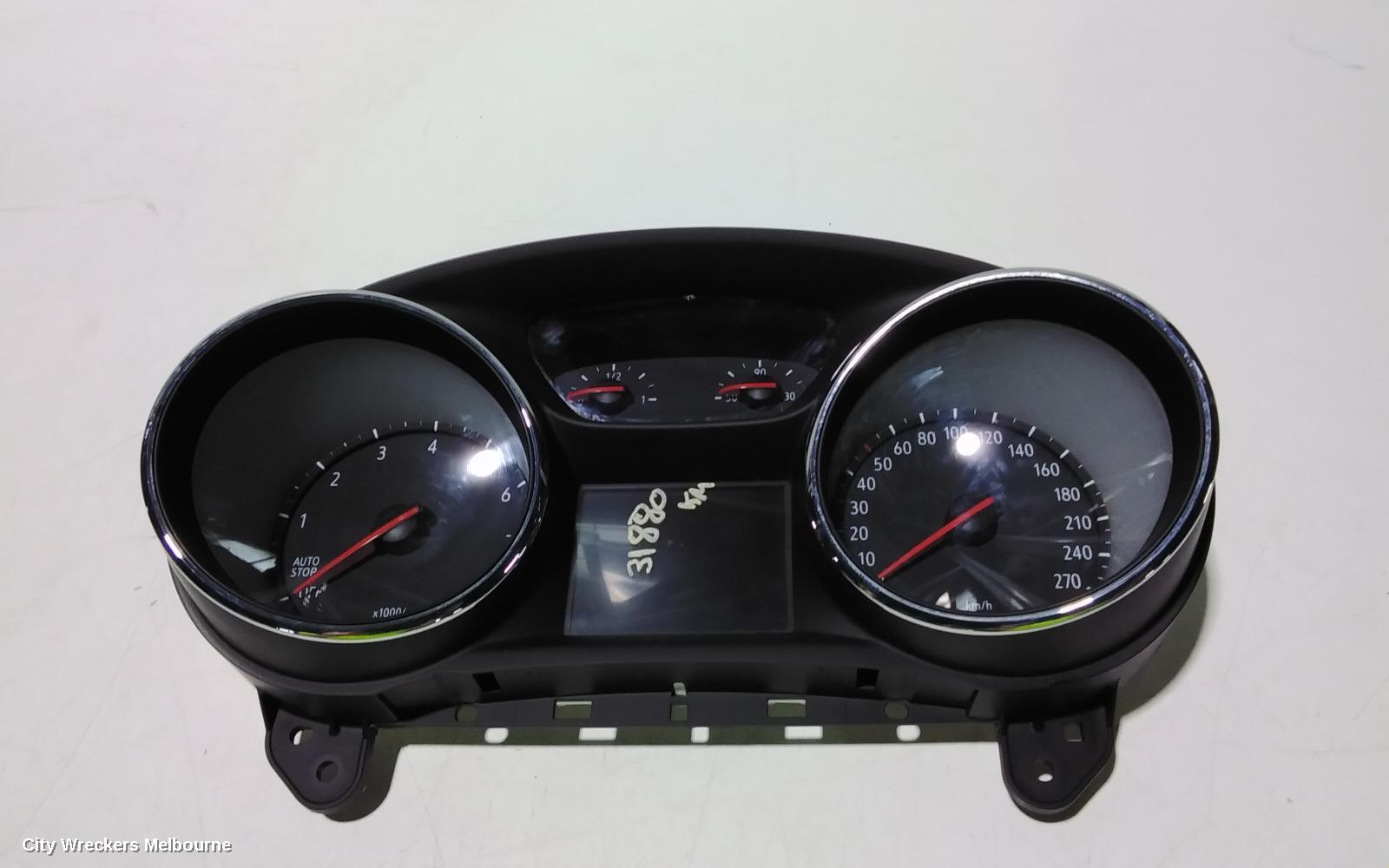 HOLDEN ASTRA INSTRUMENT CLUSTER, PETROL, AUTO T/M, BK, HATCH/WAGON, 09/2016 ONWARDS - Image 1
