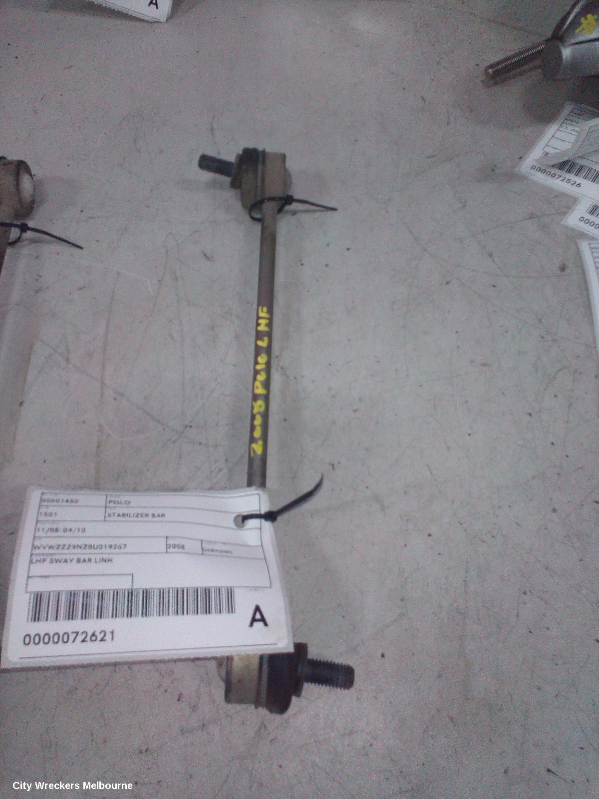 VOLKSWAGEN POLO STABILISER BAR, 11/2005 - 04/2010 - Image 1
