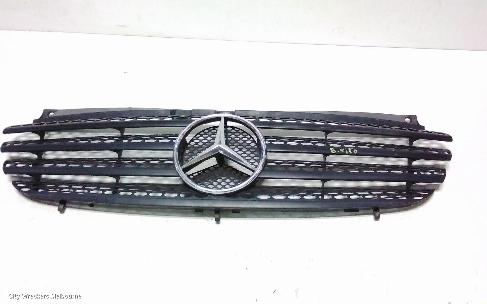 MERCEDES VITO GRILLE, 639, RADIATOR GRILLE, BLACK, W/ CHROME EMBLEM, 04/2004 - 01/2011 - Image 2