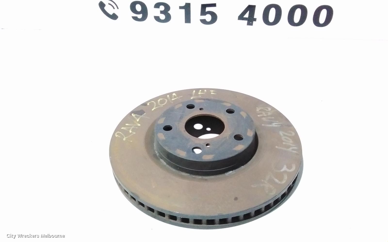 TOYOTA RAV4 FRONT BRAKE DISC/DRM, XA40, 12/2012 - 12/2018 - Image 2