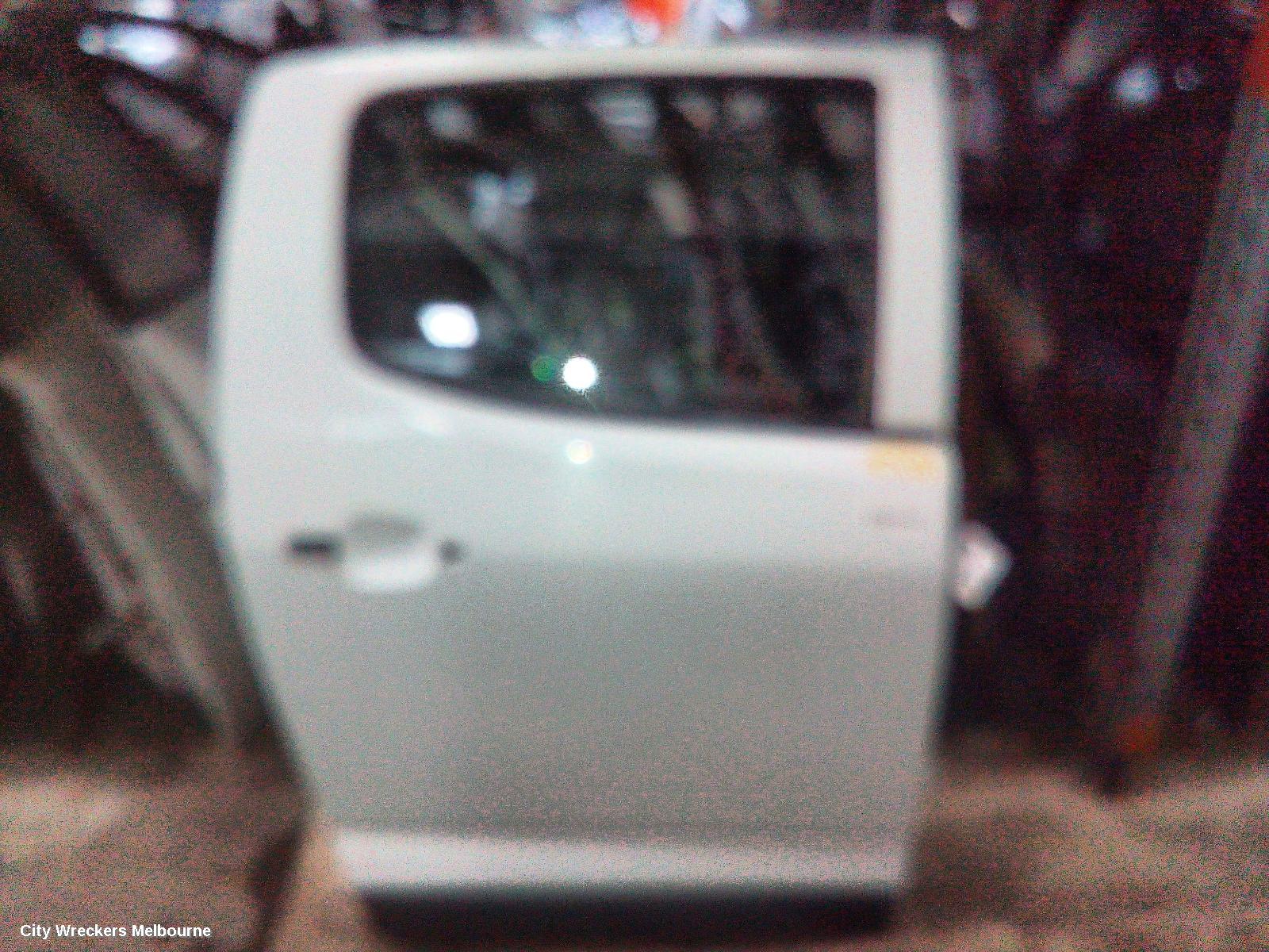 HOLDEN COLORADO RIGHT REAR DOOR, RG, DUAL CAB, W/ MOULD TYPE, 01/2012 - 12/2020 - Image 1