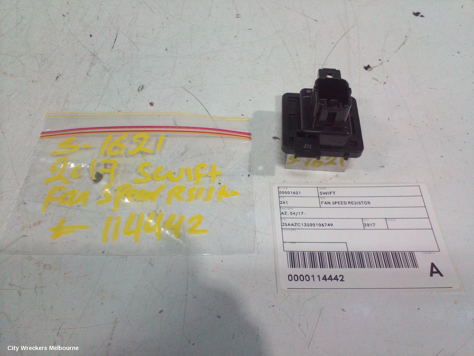 SUZUKI SWIFT FAN SPEED RESISTOR, AZ, 04/2017 - 03/2025 - Image 1