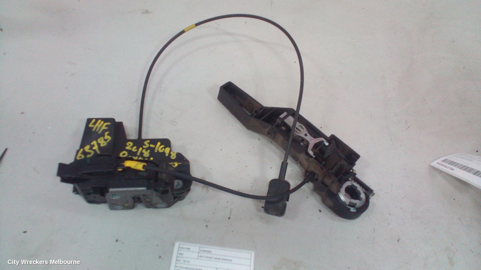 RENAULT KANGOO LEFT FRONT DOOR WINDOW, X61, 10/2010 - 02/2022 - Image 1