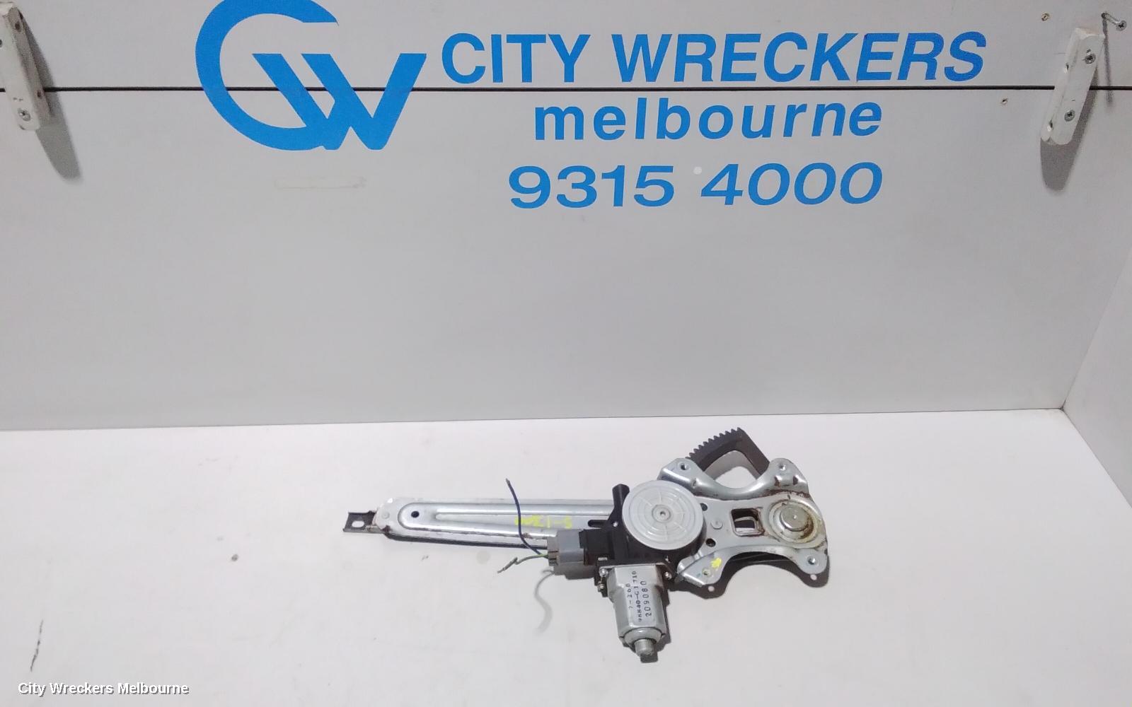 HOLDEN COLORADO RIGHT REAR WND REG/MOTOR, RG, 2 PIN TYPE, 06/2012 - 06/2016 - Image 1