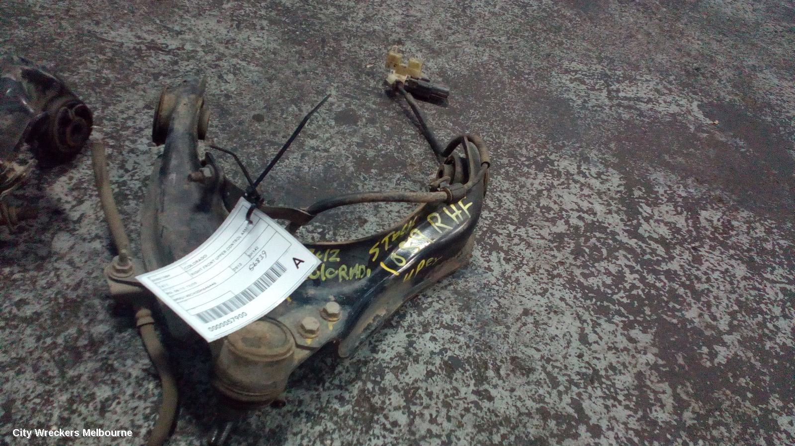 HOLDEN COLORADO RIGHT FRONT UPPER CONTROL ARM, RG, 2WD, 06/2012 - 12/2020 - Image 1