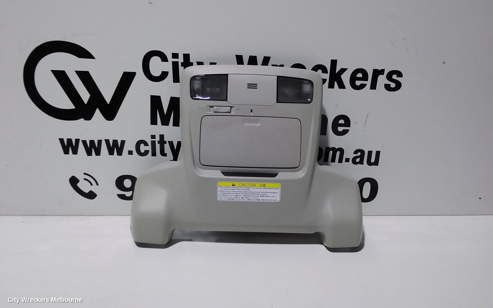 SUBARU OUTBACK COURTESY LIGHT, FRONT, W/ SUNGLASS HOLDER TYPE, 6TH GEN, 08/2014 - 12/2020 - Image 1