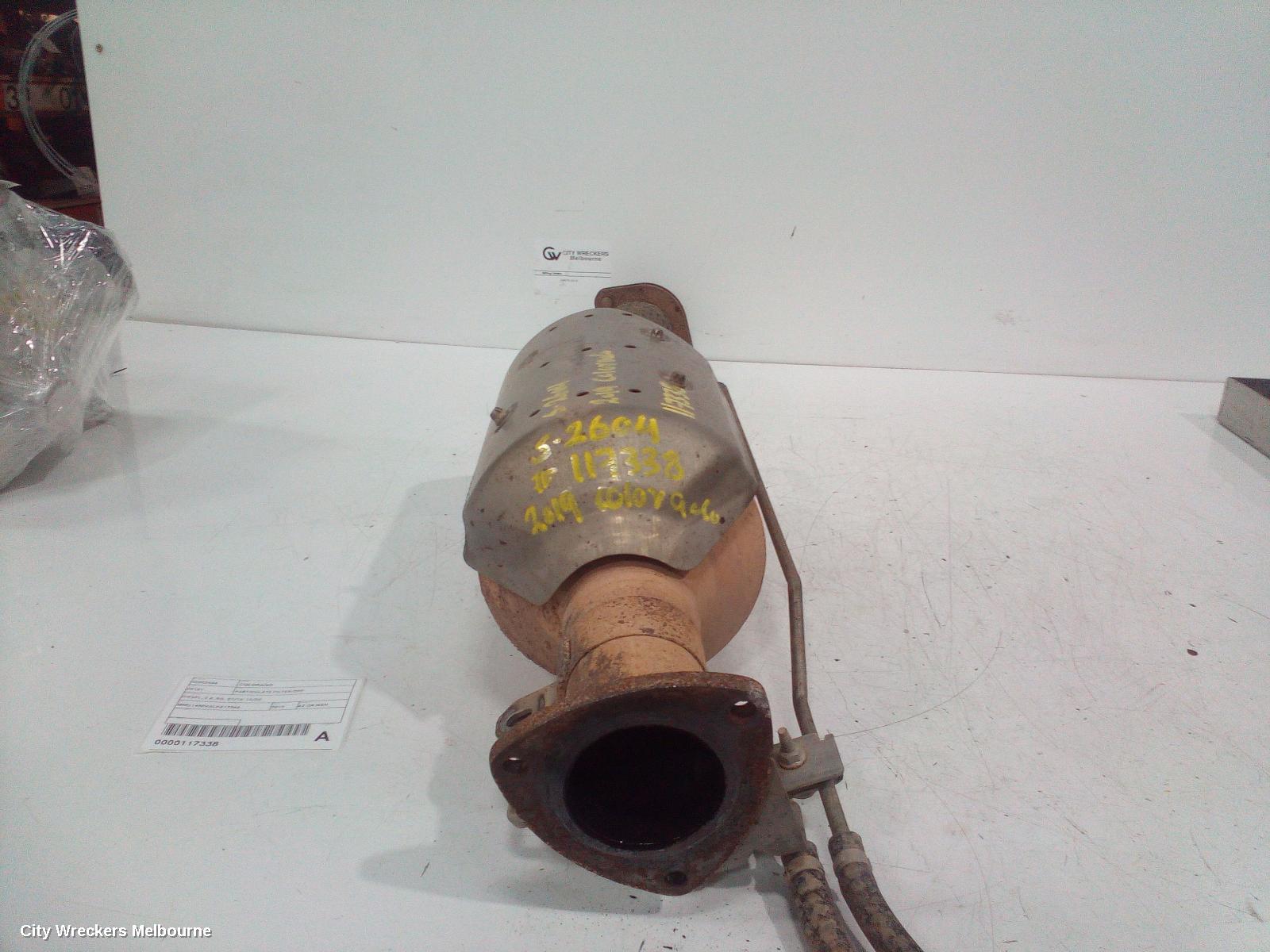 HOLDEN COLORADO PARTICULATE FILTER/DPF, DIESEL, 2.8, RG, 07/2016 - 12/2020 - Image 1