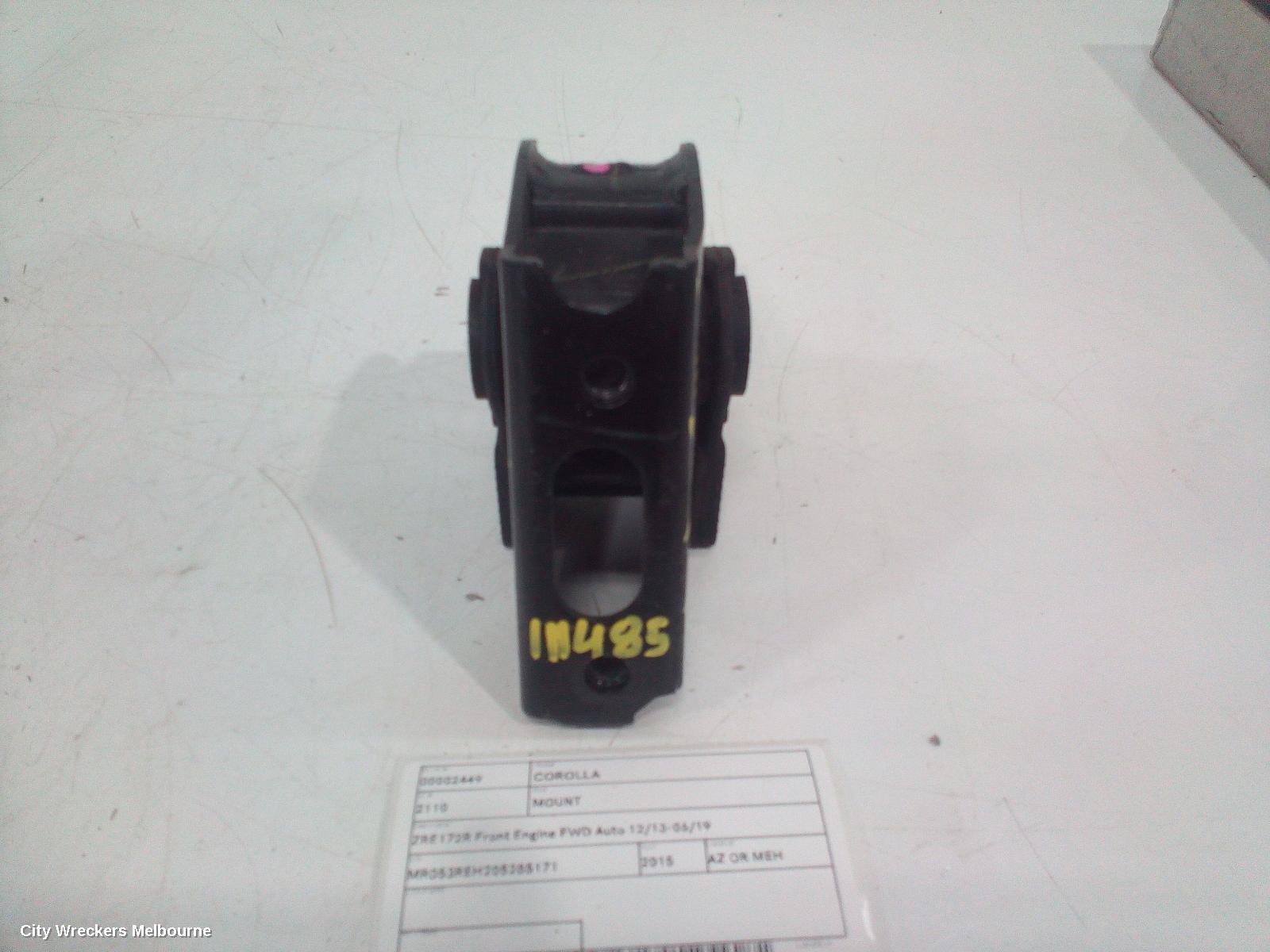 TOYOTA COROLLA MOUNT, ZRE172R FRONT ENGINE FWD AUTO 12/2013 - 06/2019 - Image 1