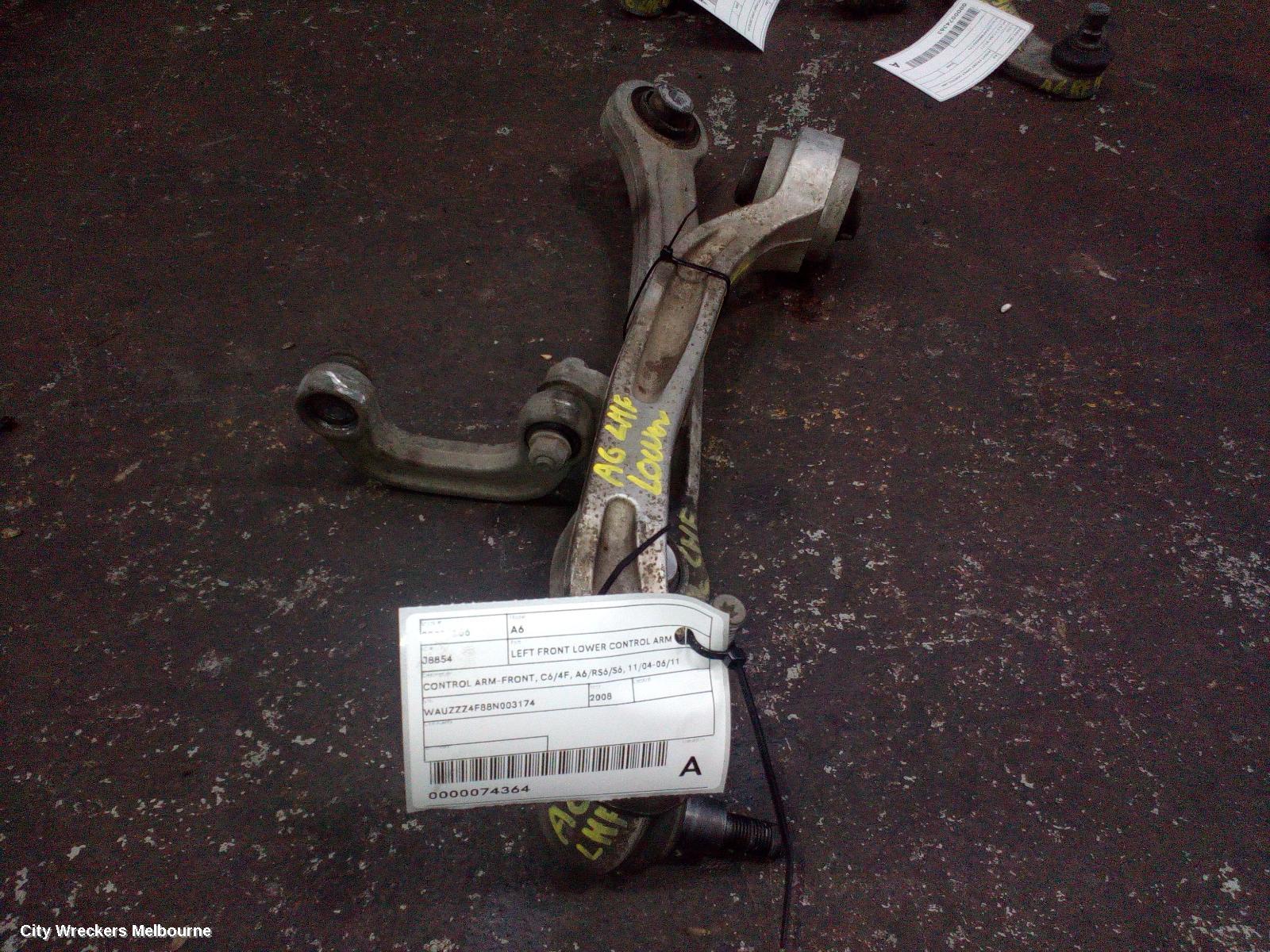 AUDI A6 LEFT FRONT LOWER CONTROL ARM, CONTROL ARM-FRONT, C6/4F, A6/RS6/S6, 11/2004 - 06/2011 - Image 2