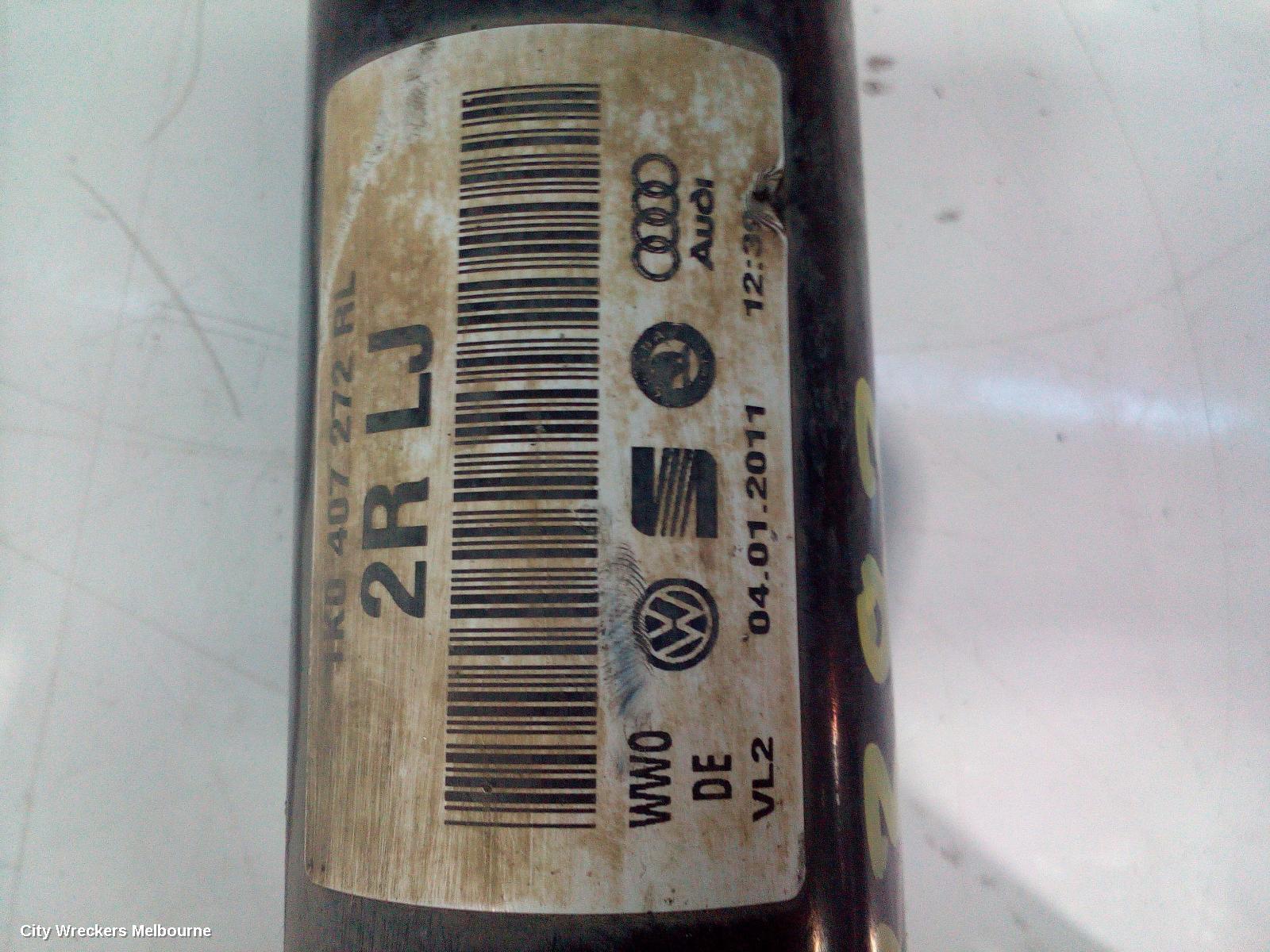 VOLKSWAGEN EOS RIGHT DRIVESHAFT, PETROL, 2.0, 1F, 05/2011 - 12/2014 - Image 3