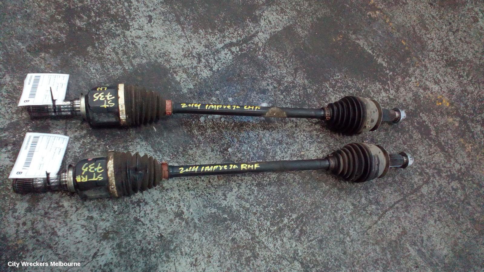 SUBARU IMPREZA LEFT DRIVESHAFT, FRONT, G4, 01/2014 - 10/2016 - Image 1