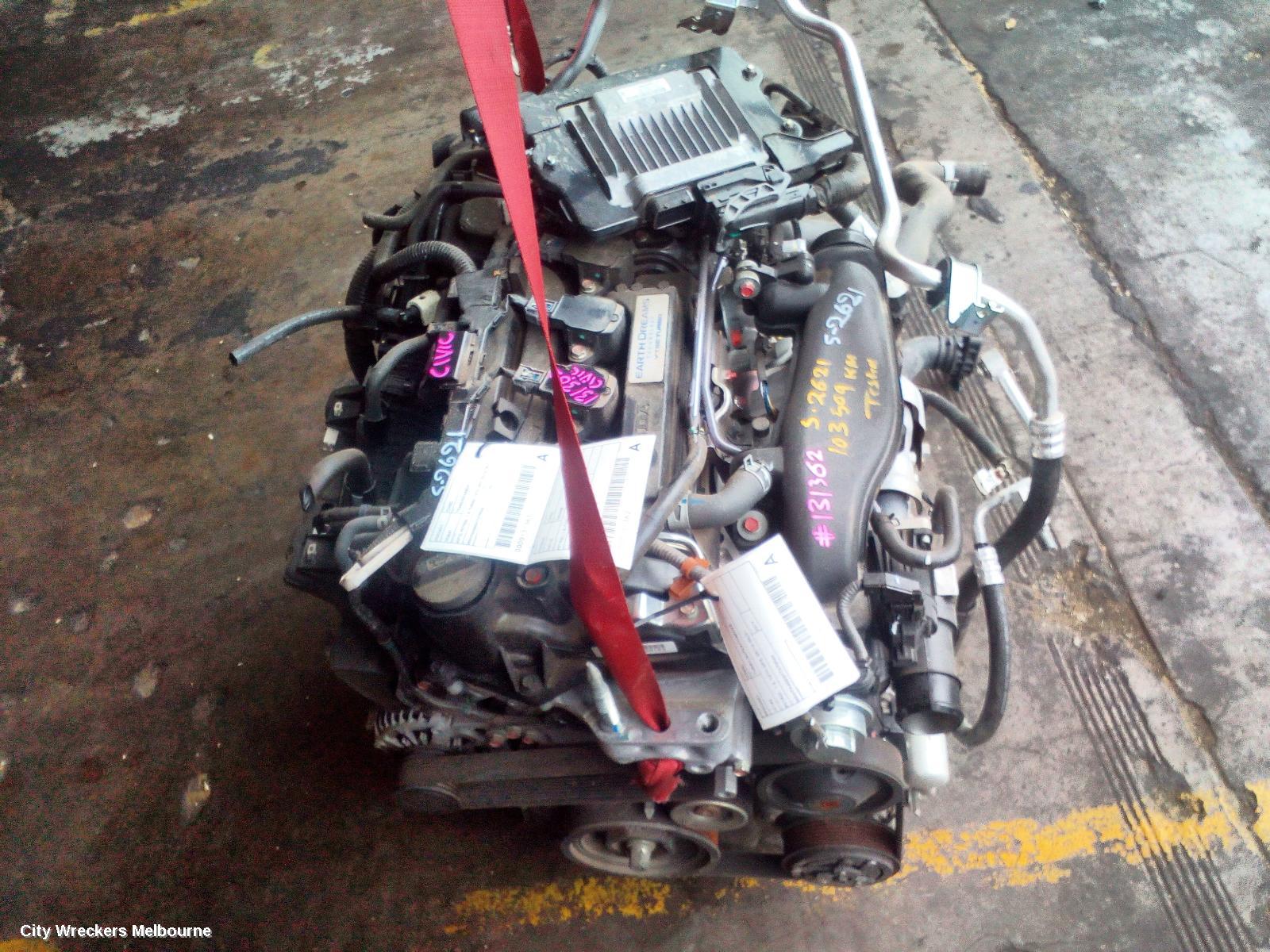 HONDA CIVIC ENGINE, PETROL, 1.5, TURBO, 10TH GEN, 05/2016 - 08/2021 - Image 1
