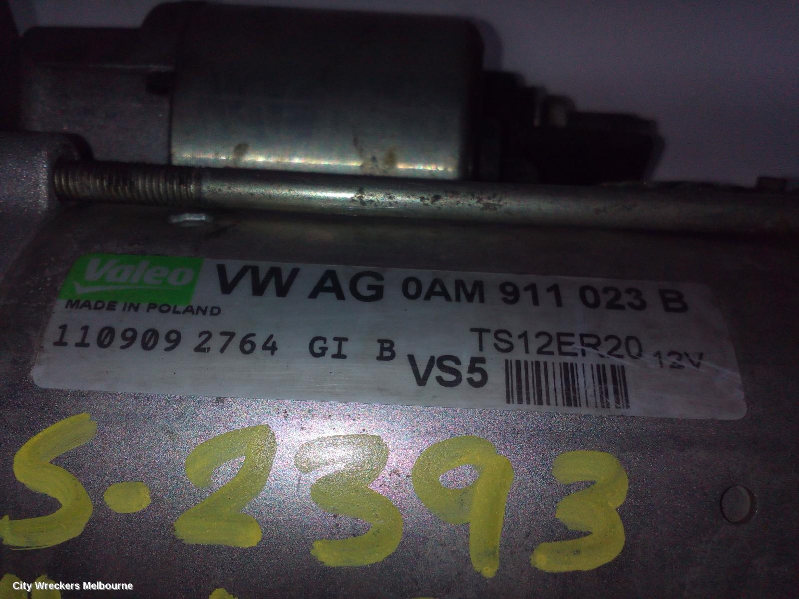 VOLKSWAGEN GOLF STARTER, PETROL, 1.4, GEN 6, 10/2008 - 01/2016 - Image 3