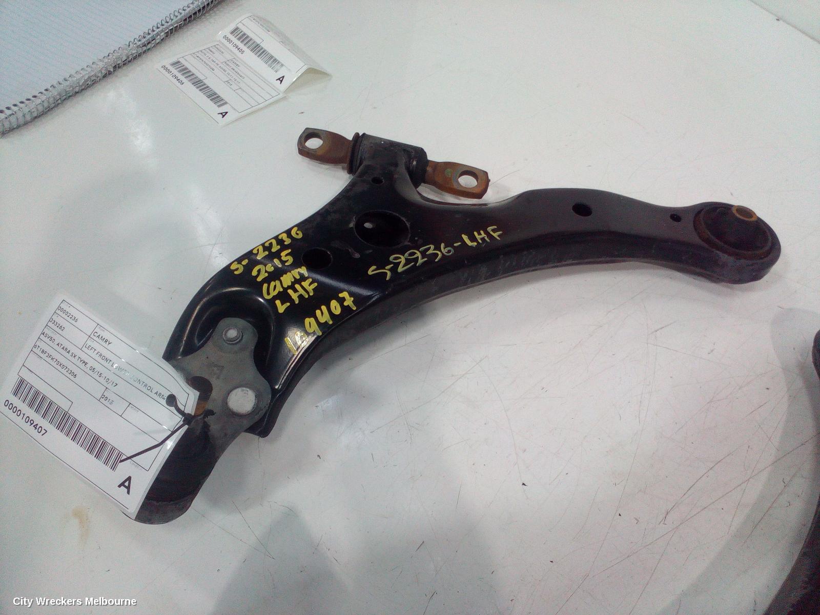 TOYOTA CAMRY LEFT FRONT LOWER CONTROL ARM, ASV50, ATARA SX TYPE, 05/2015 - 10/2017 - Image 1