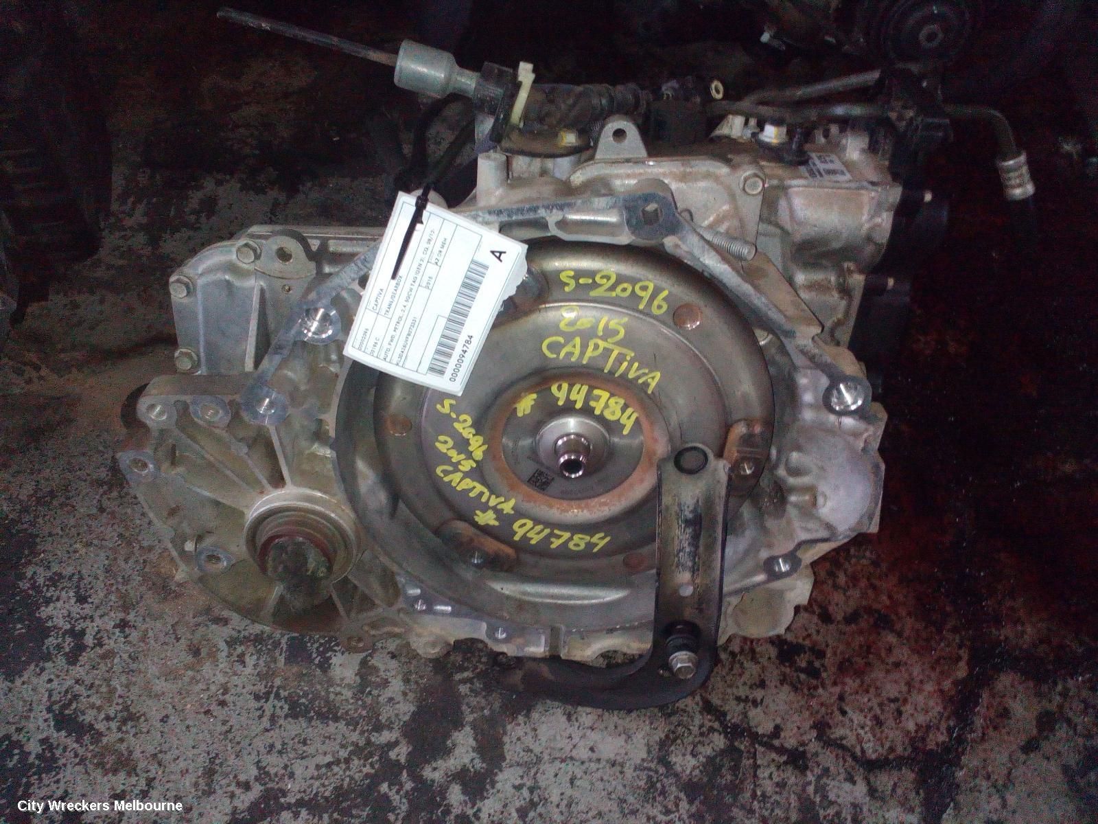 HOLDEN CAPTIVA TRANS/GEARBOX, AUTO, FWD, PETROL, 2.4, 5GCW TAG (GEN 2), CG, 08/2012 - 06/2018 - Image 3