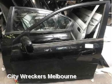 HONDA CIVIC LEFT FRONT DOOR, 7TH GEN, 5DR HATCH, NON MOULD TYPE, 11/2000 - 12/2005 (AUS ONLY) - Image 1