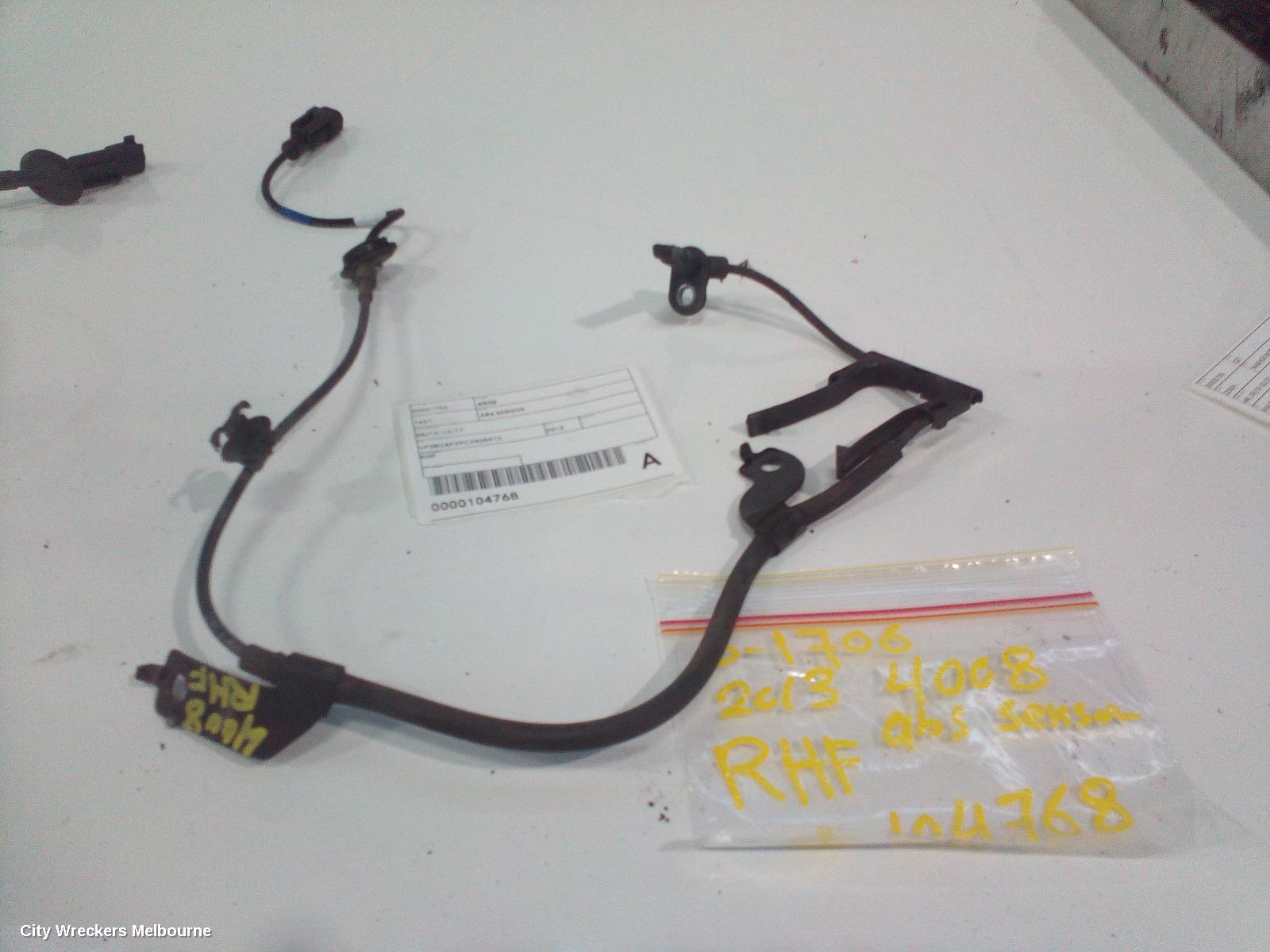 PEUGEOT 4008 ABS SENSOR, 05/2012 - 12/2017 - Image 1
