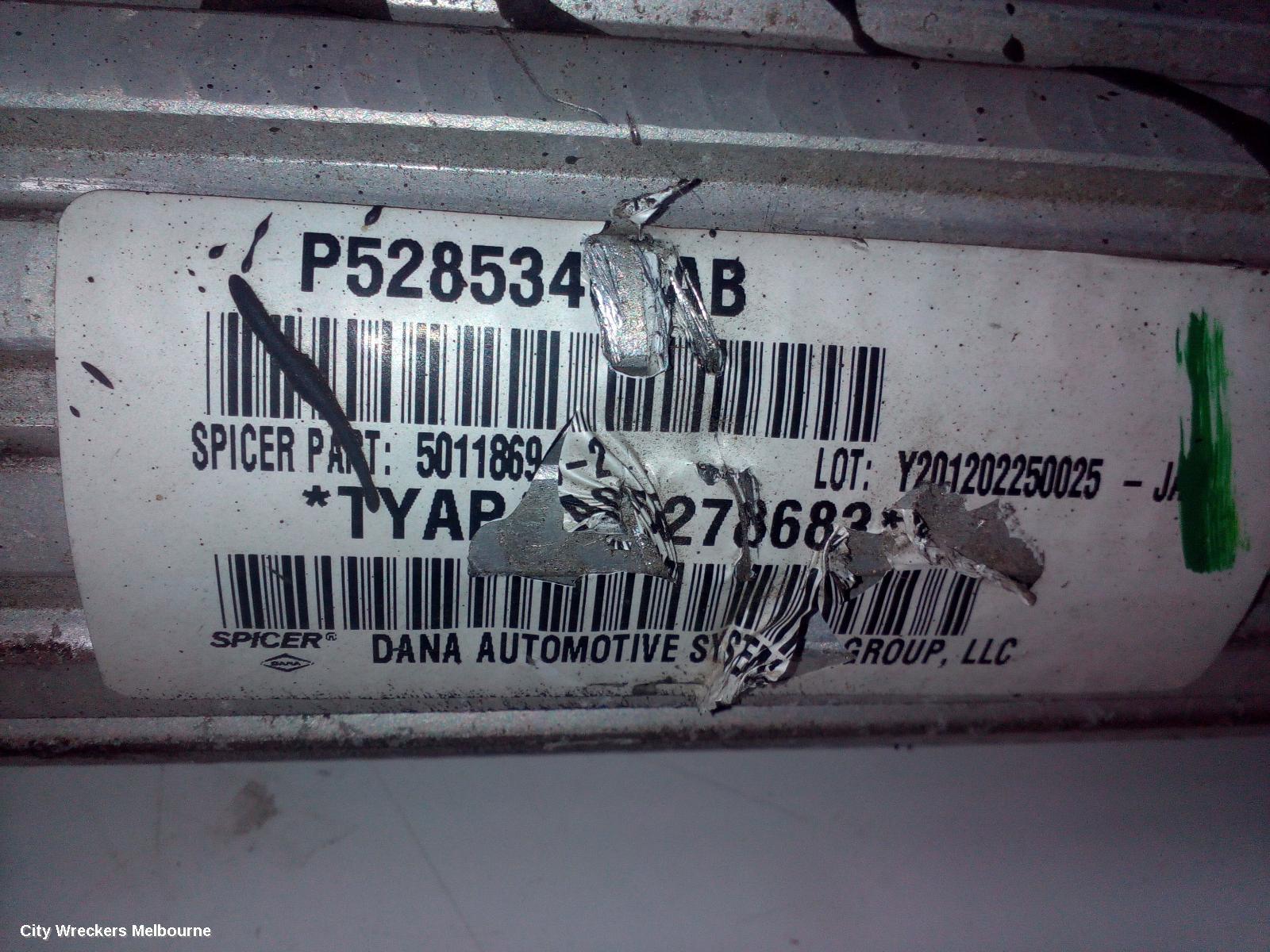 JEEP CHEROKEE REAR DRIVE SHAFT, 3.7, PETROL, KK, 11/2007 - 10/2012 - Image 3