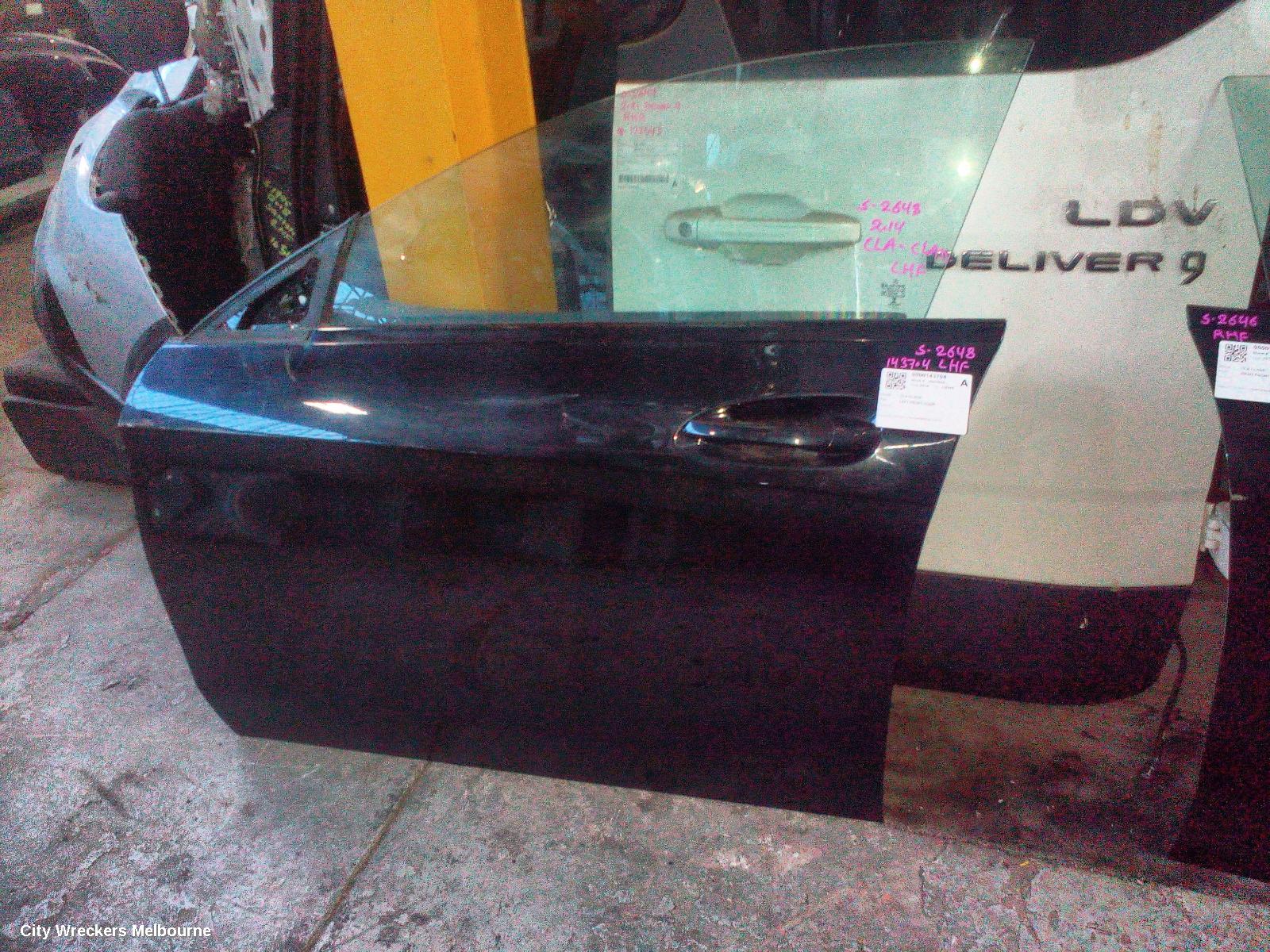 MERCEDES CLA CLASS LEFT FRONT DOOR, C117/X117, COUPE/WAGON, 09/2013 - 01/2019 - Image 1