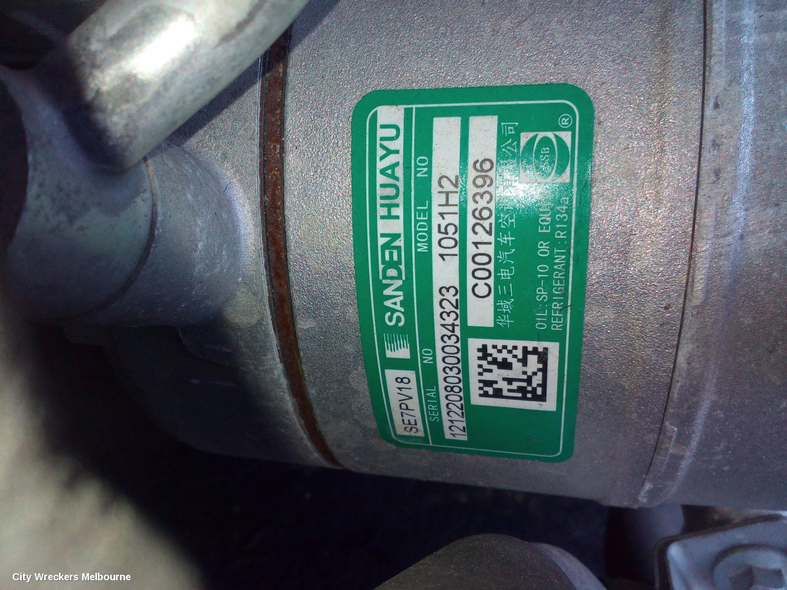 LDV G10 A/C COMPRESSOR, DIESEL, 2.0, SV7C, VAN, 06/2021 ONWARDS - Image 3
