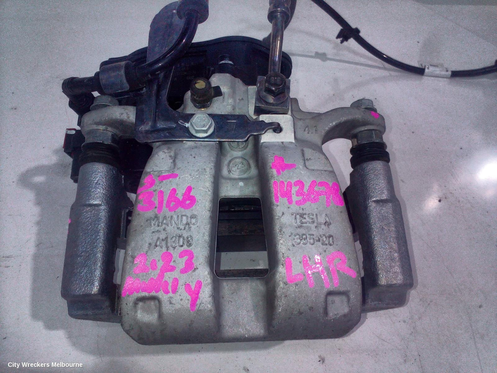 TESLA MODEL Y CALIPER, 1ST GEN, LH REAR, 1 PISTON TYPE, STANDARD, 03/2022 - 02/2025 - Image 2