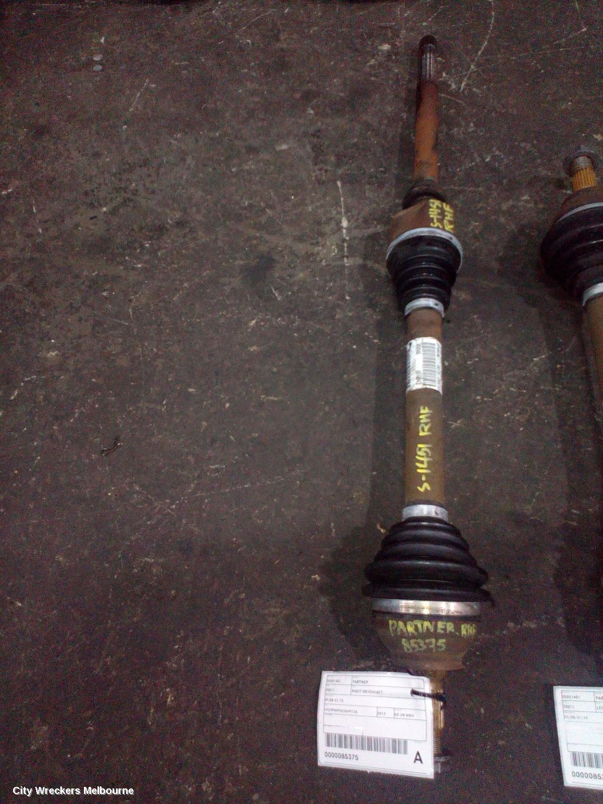 PEUGEOT PARTNER RIGHT DRIVESHAFT, 09/2008 - 01/2015 - Image 2