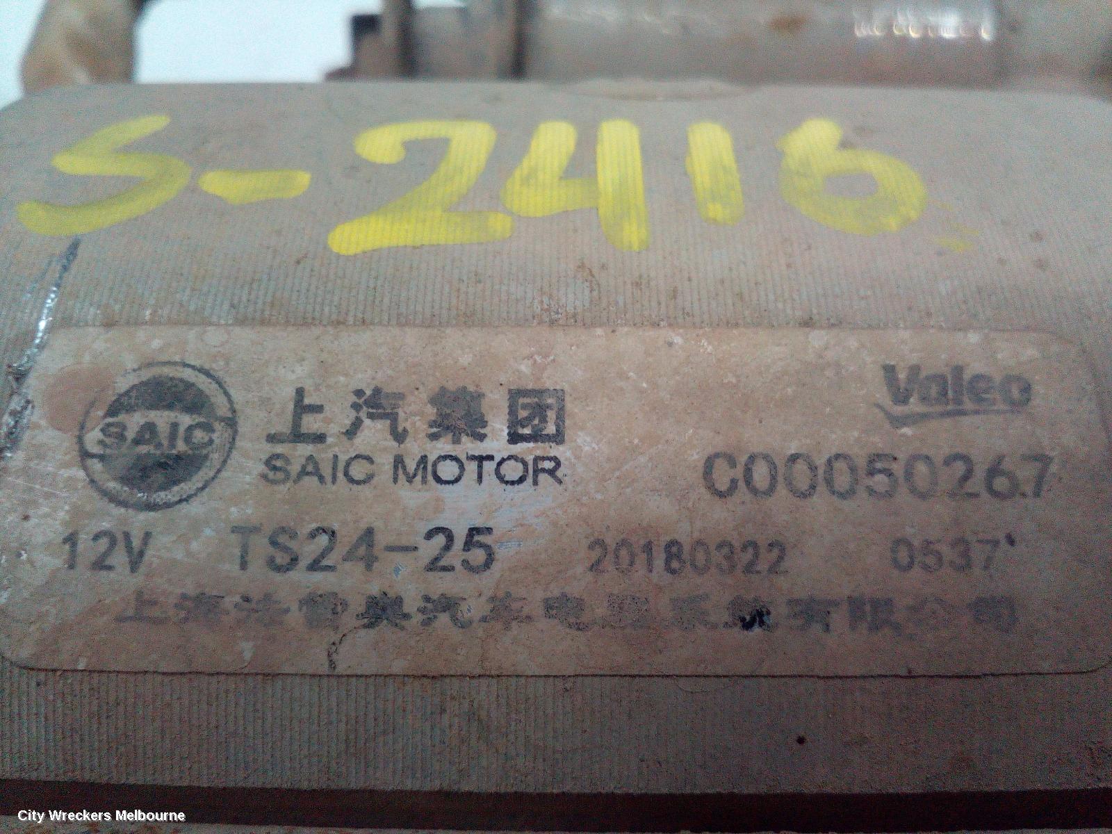 LDV T60 STARTER, DIESEL, 2.8, TURBO, SK8C, 07/2017 - 08/2021 - Image 3