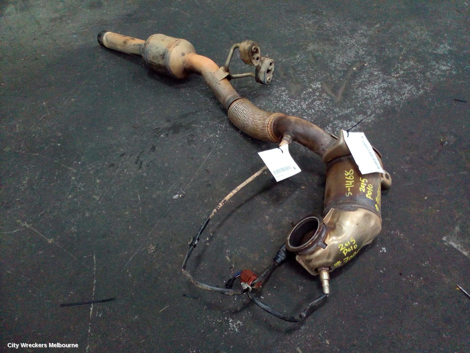 VOLKSWAGEN POLO CATALYTIC CONVERTER, DOWNPIPE-CAT TYPE, 1.2, PETROL, CJZC/CJZD CODE, 6R, 05/2014 - 09/2017 - Image 2