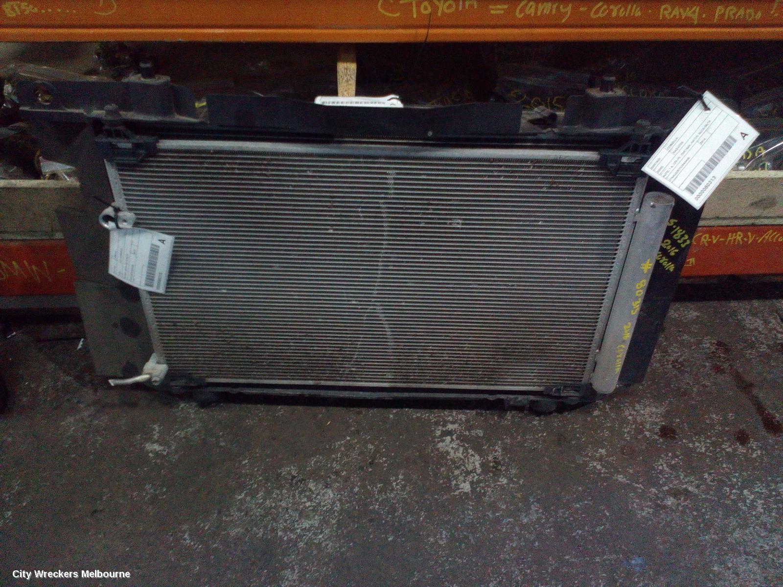 TOYOTA COROLLA A/C CONDENSER, ZRE182R, HATCH, 03/2015 - 06/2018 - Image 1