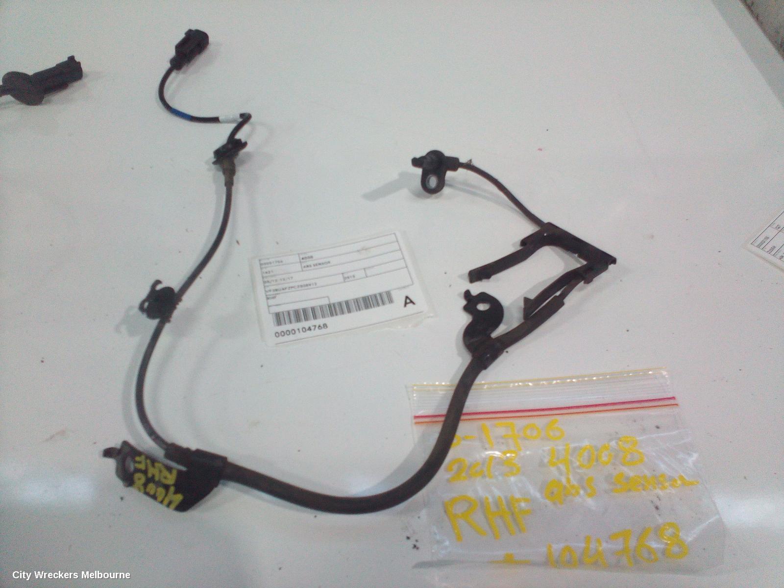 PEUGEOT 4008 ABS SENSOR, 05/2012 - 12/2017 - Image 2