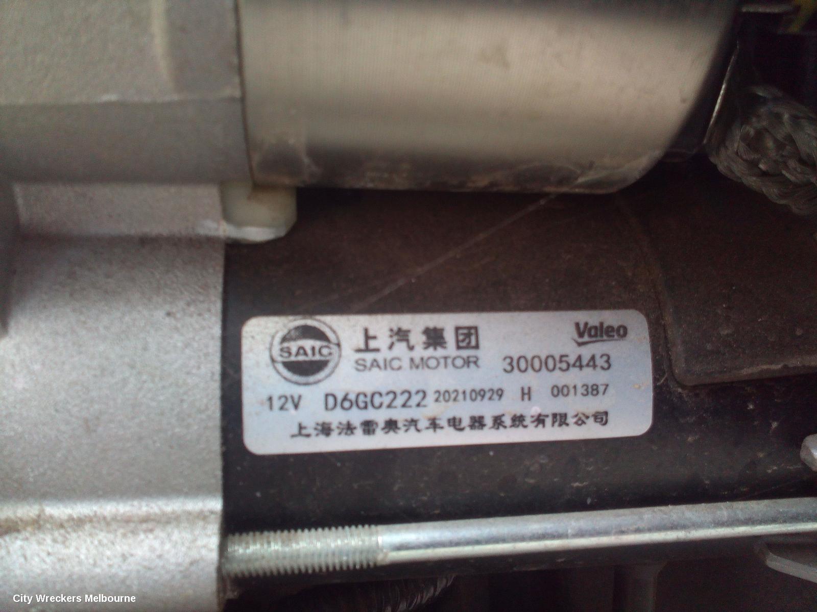 MG ZS STARTER, PETROL, 1.5, AZS1, 09/2017 ONWARDS - Image 1