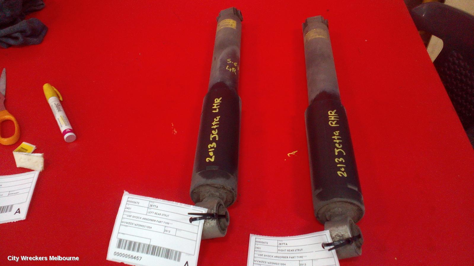 VOLKSWAGEN JETTA RIGHT REAR STRUT, ***USE SHOCK ABSORBER PART TYPE*** - Image 2