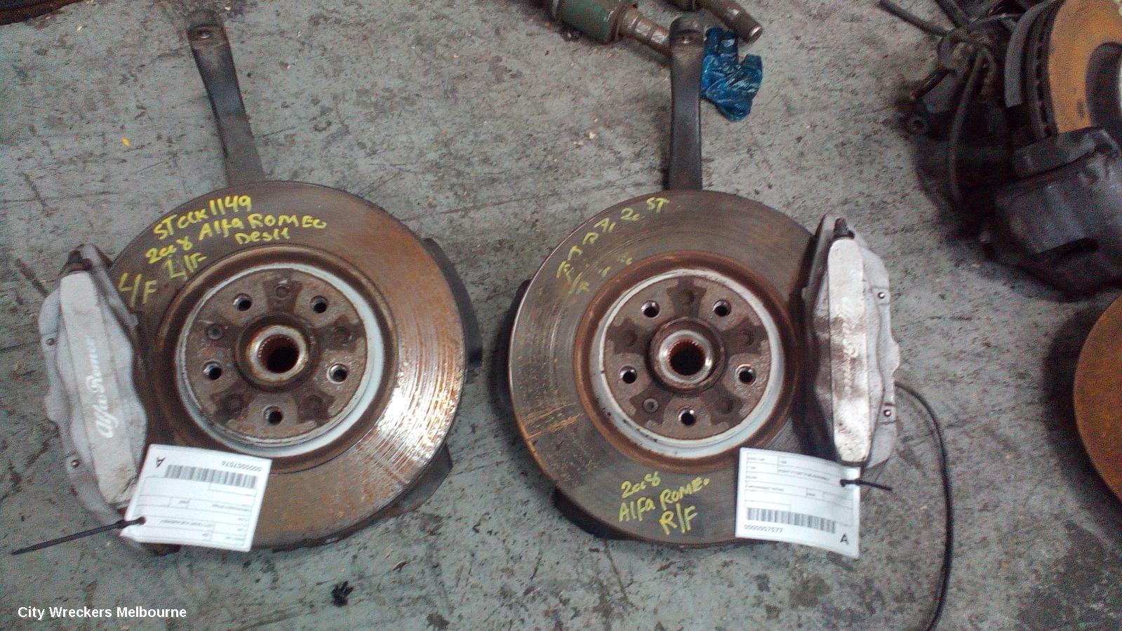 ALFA ROMEO 159 RIGHT FRONT HUB ASSEMBLY, 06/2006 ONWARDS - Image 2